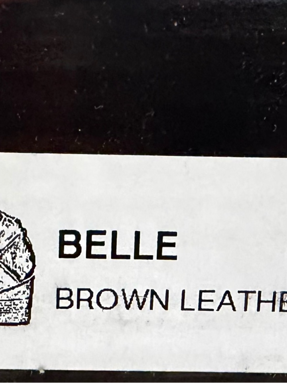 BELLE Brown Leather Item